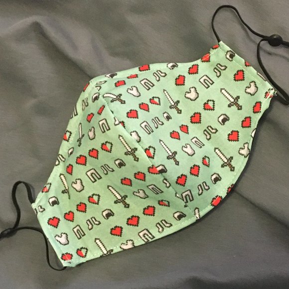(3/$30) Kids' size Minecraft Protection mask - Picture 1 of 3